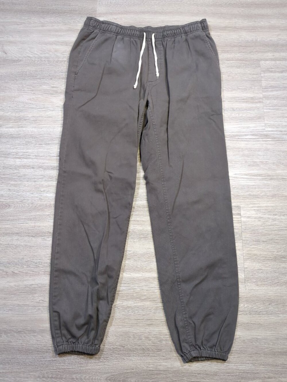 Gustin Joggers Men's Medium Drawstring Cotton Grey